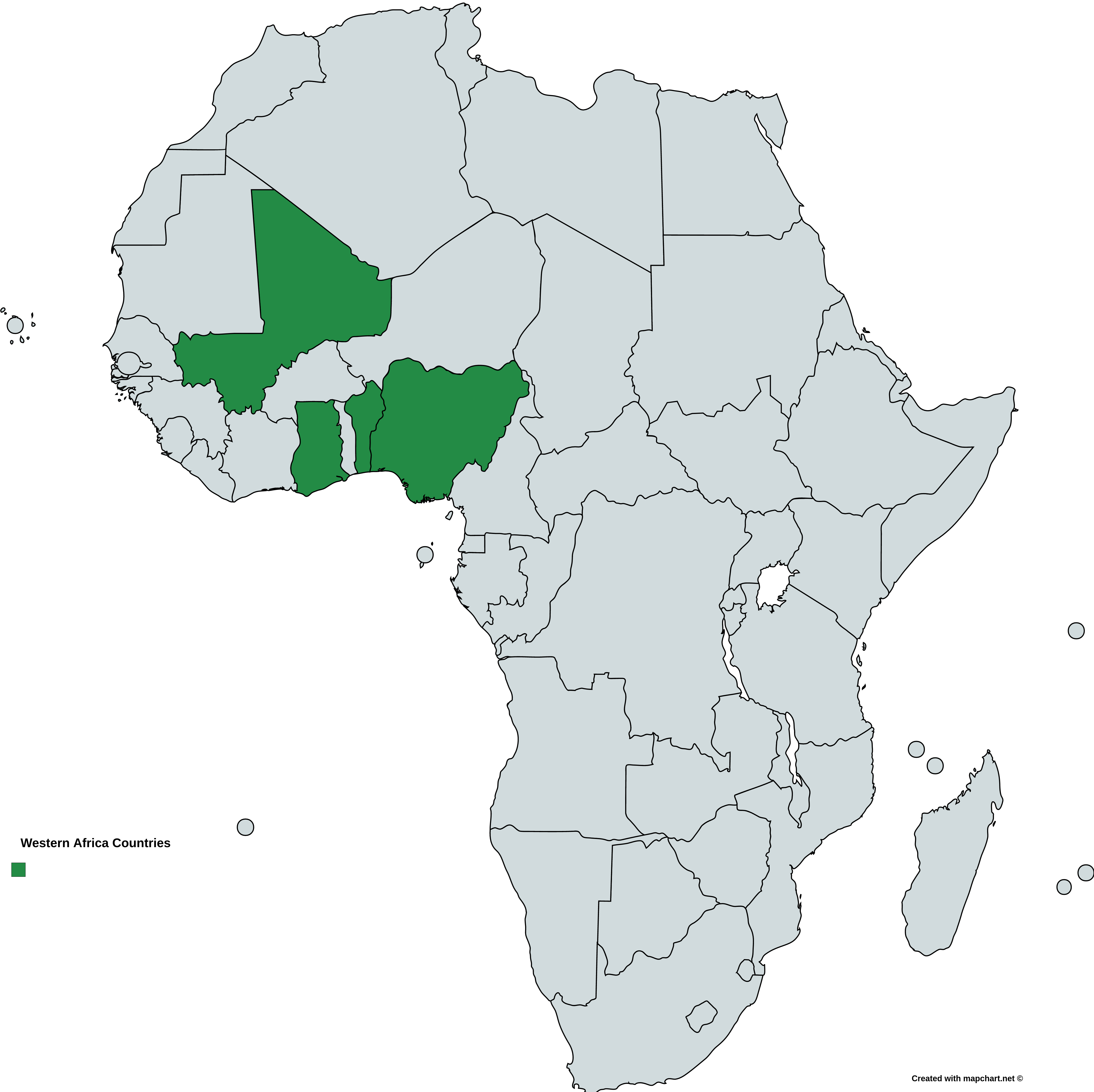 STMA locations in Western Africa